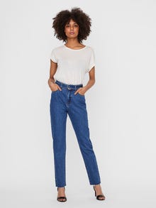Vero Moda VMJOANA Relaxed Fit Džíny -Medium Blue Denim - 10230358