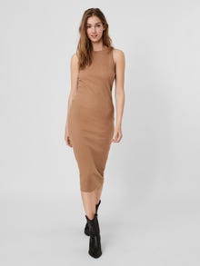 Vero Moda AWLAVENDER Midikleid -Tigers Eye - 10230437