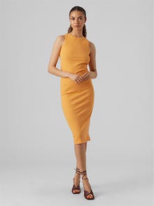 Vero Moda AWLAVENDER Midi dress -Mock Orange - 10230437