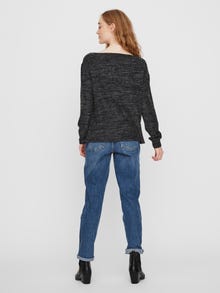 Vero Moda VMTAMMI Top -Dark Grey Melange - 10230681