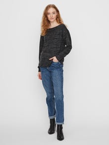 Vero Moda VMTAMMI Top -Dark Grey Melange - 10230681