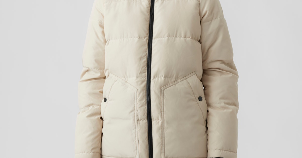 Oatmeal Vero Moda Mantel Daunen VMOSLO Daune Jacke Hellgrau Vero Moda®
