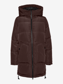 Vero Moda VMOSLO Dun Jakke -Coffee Bean - 10230839