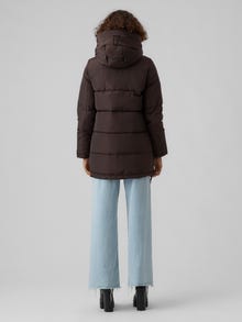 Vero Moda VMOSLO Dun Jakke -Coffee Bean - 10230839