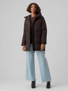 Vero Moda VMOSLO Dun Jakke -Coffee Bean - 10230839