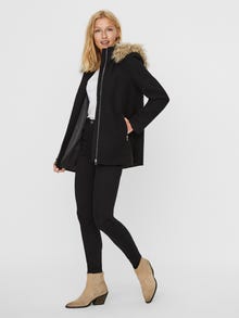 Vero Moda VMCOLLARYORK Coat -Black - 10230890
