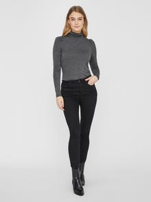 Vero Moda VMPANDA Top -Dark Grey Melange - 10230933