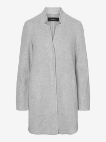 Vero Moda VMBRUSHEDKATRINE Abrigos -Light Grey Melange - 10231027
