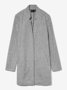 Vero Moda VMBRUSHEDKATRINE Coat -Light Grey Melange - 10231027