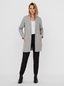Vero Moda VMBRUSHEDKATRINE Coat -Light Grey Melange - 10231027