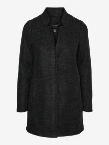 Vero Moda VMBRUSHEDKATRINE Coat -Dark Grey Melange - 10231027