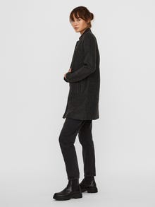 Vero Moda VMBRUSHEDKATRINE Coat -Dark Grey Melange - 10231027