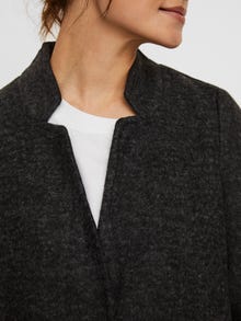 Vero Moda VMBRUSHEDKATRINE Coat -Dark Grey Melange - 10231027