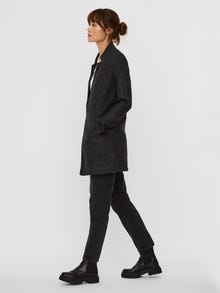 Vero Moda VMBRUSHEDKATRINE Coat -Dark Grey Melange - 10231027