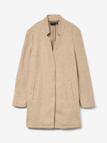 Vero Moda VMBRUSHEDKATRINE Mantel -Moon Rock - 10231027