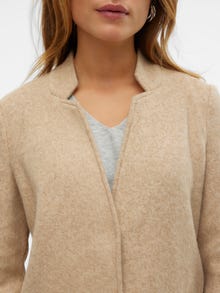 Vero Moda VMBRUSHEDKATRINE Mantel -Moon Rock - 10231027