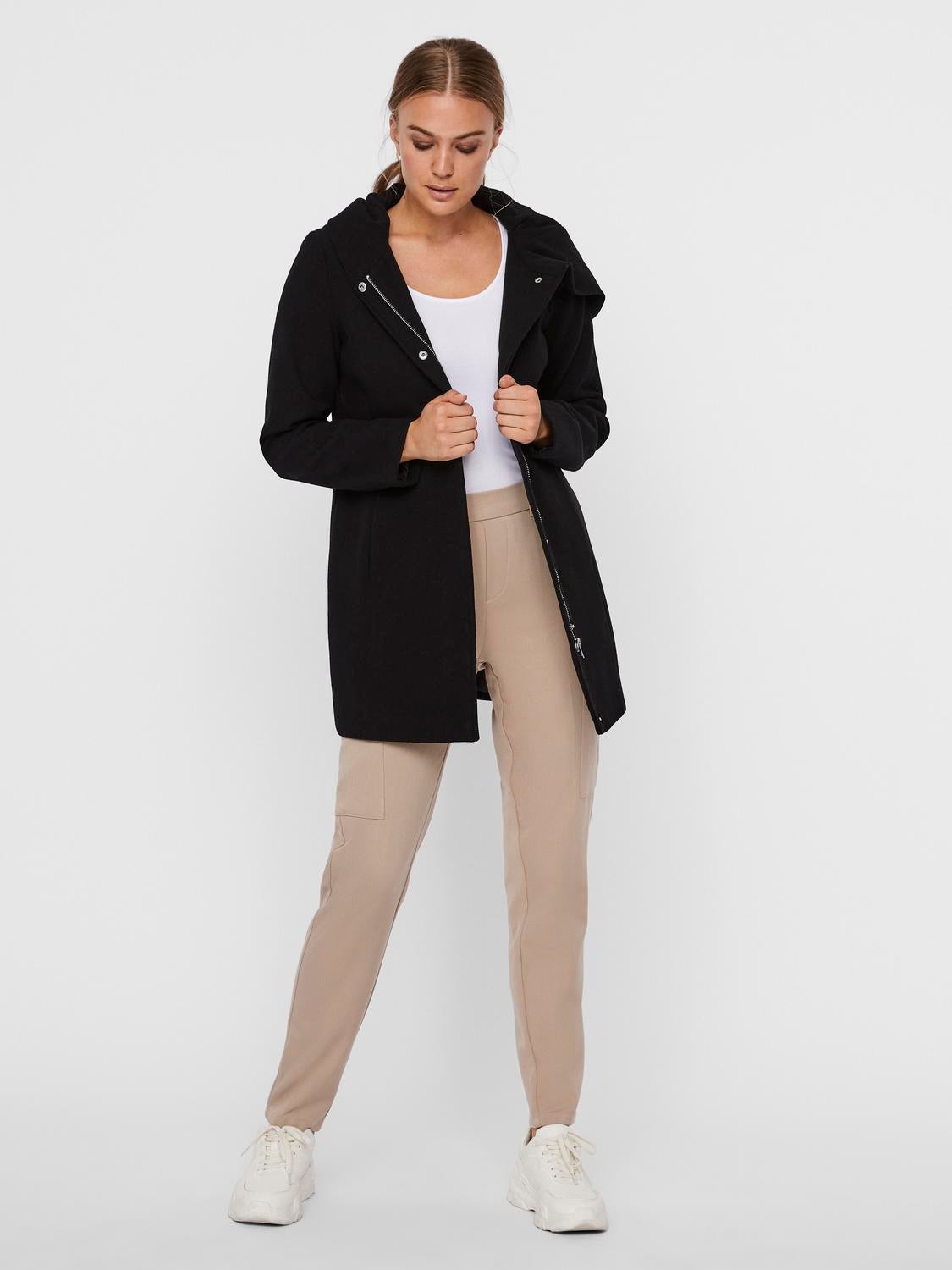 Vero moda hooded deals wool coat