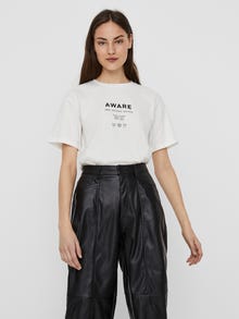 Vero Moda VMLILJE T-shirts -Snow White - 10231133