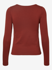 Vero Moda VMPANDA Top -Madder Brown - 10231481