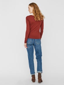 Vero Moda VMPANDA Top -Madder Brown - 10231481