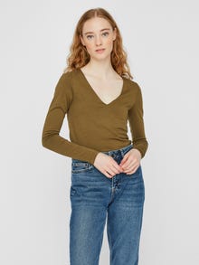 Vero Moda VMPANDA Top -Military Olive - 10231481