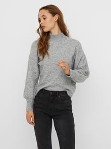 Vero Moda VMSIMONE Genser -Light Grey Melange - 10231496