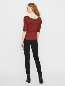 Vero Moda VMPANDA Tops -Madder Brown - 10231697