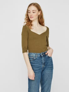 Vero Moda VMPANDA Top -Military Olive - 10231697