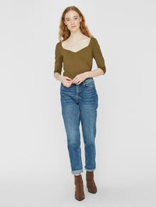 Vero Moda VMPANDA Top -Military Olive - 10231697