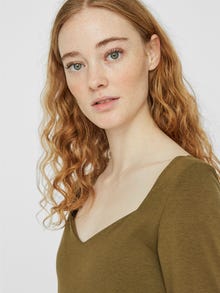 Vero Moda VMPANDA Top -Military Olive - 10231697