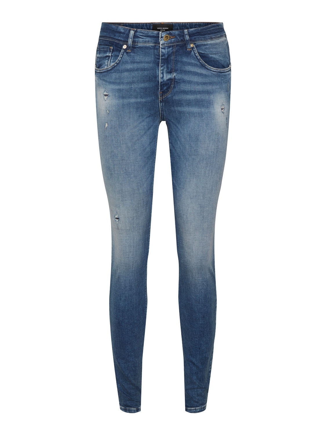 Vero Moda VMLUX Slim Fit Jeans -Medium Blue Denim - 10231785