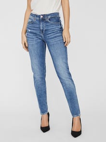 Vero Moda VMCLARA Slim Fit Jeans -Medium Blue Denim - 10231867