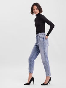 Vero Moda VMJOANA High rise Mom Fit Jeans -Light Blue Denim - 10231953