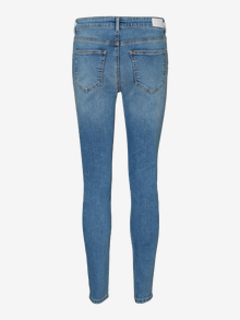 Vero Moda VMHANNA Mid rise Skinny Fit Jeans -Medium Blue Denim - 10232046