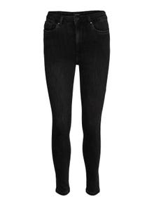 Vero Moda VMLOA High rise Skinny Fit Jeans -Black - 10233039
