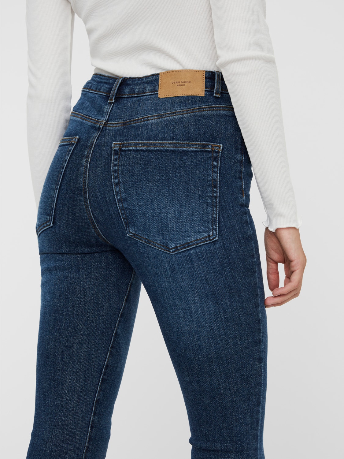 Vero Moda VMLOA Vita alta Skinny Fit Jeans -Medium Blue Denim - 10233042