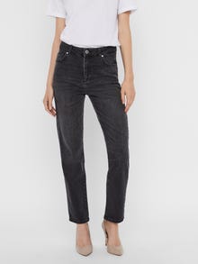 Vero Moda VMCARLA Straight Fit Jeans -Black - 10233052