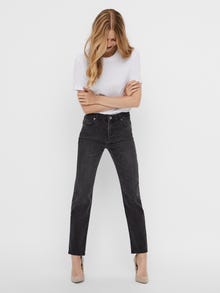 Vero Moda VMCARLA Straight Fit Jeans -Black - 10233052