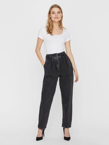 Vero Moda VMSANA Carrot Fit Jeans -Black - 10233259