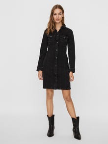 Vero Moda VMAVIIS Kort kjole -Black - 10233333