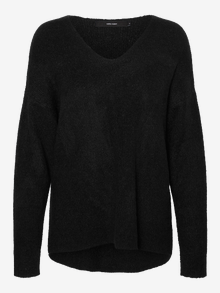 Vero Moda VMCREWLEFILE Pullover -Black - 10233357