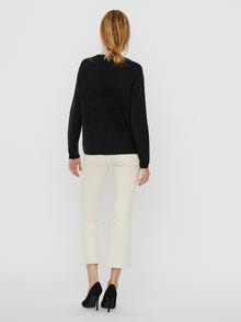 Vero Moda VMCREWLEFILE Pullover -Black - 10233357