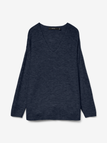 Vero Moda VMCREWLEFILE Pullover -Navy Blazer - 10233357