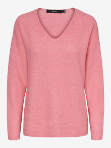 Vero Moda VMCREWLEFILE Pullover -Rosebloom - 10233357