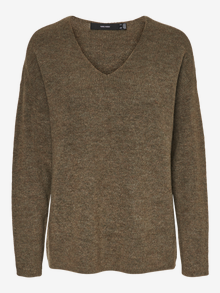 Vero Moda VMCREWLEFILE Pullover -Bungee Cord - 10233357