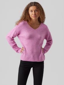 Vero Moda VMCREWLEFILE Pullover -Cyclamen - 10233357