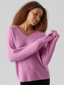 Vero Moda VMCREWLEFILE Pullover -Cyclamen - 10233357