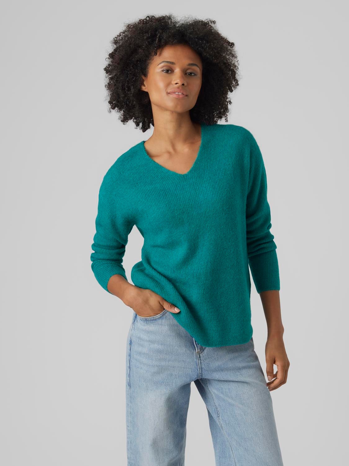 Dark hotsell turquoise sweater