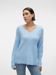 Vero Moda VMCREWLEFILE Pullover -Dutch Canal - 10233357