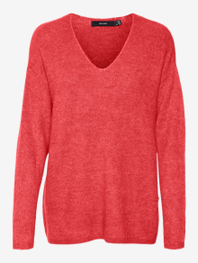Vero Moda VMCREWLEFILE Pullover -Cayenne - 10233357